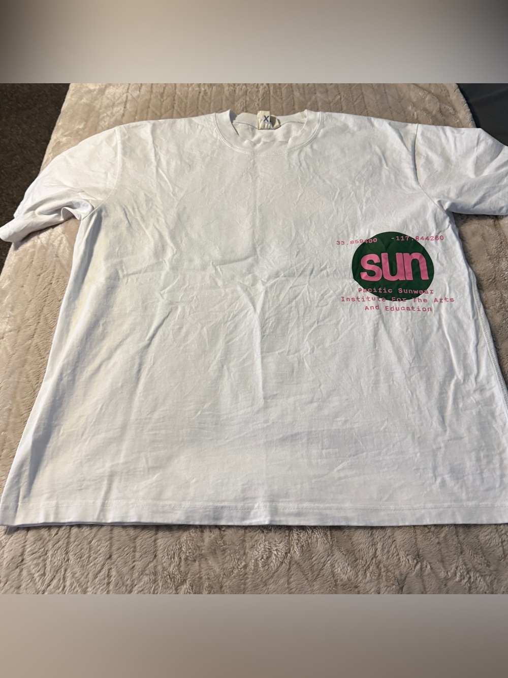 PaSun heavyweight Graphic White Men’s T-Shirt size XL